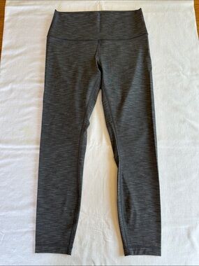 Lululemon Wunder Under Tight 8 Heathered Black